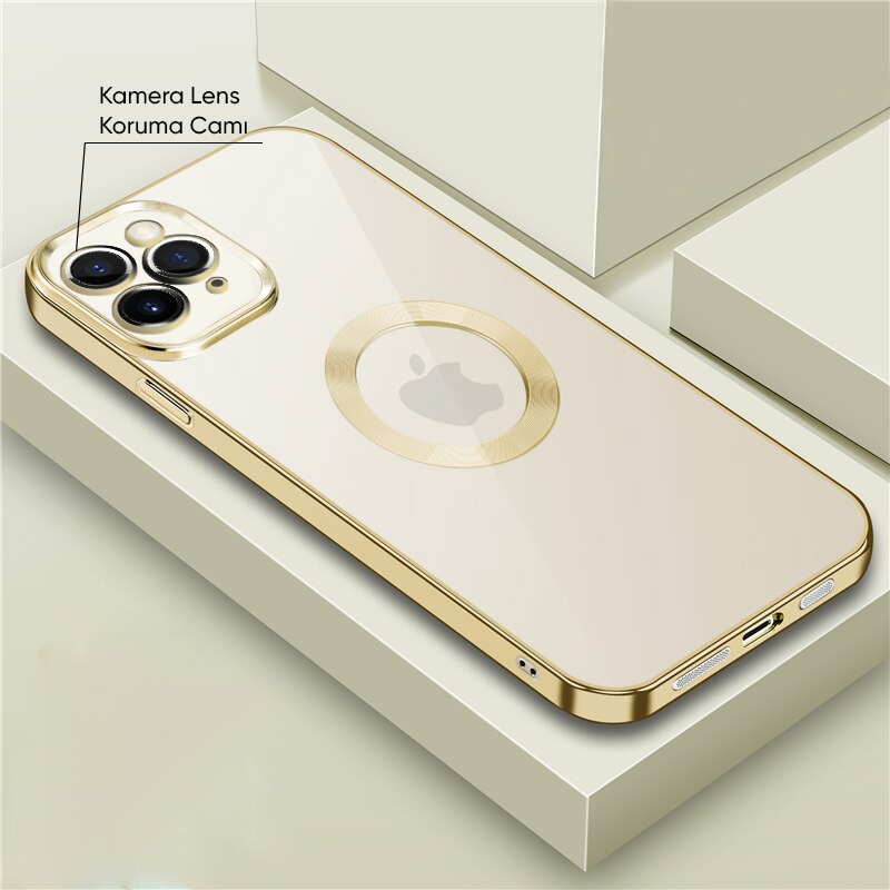 Apple iPhone 11 Pro Max Uyumlu Zebana Glint Silikon Açık Mavi Kılıf