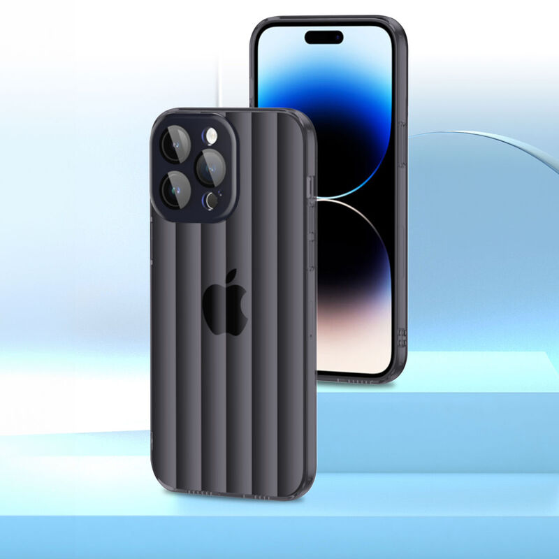 Apple iPhone 12 Pro Uyumlu Zebana Bumper Silikon Siyah Kılıf