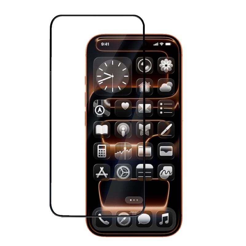 Apple iPhone 13 Pro Max Zebana Explosion-Proof Cam Şeffaf Ekran