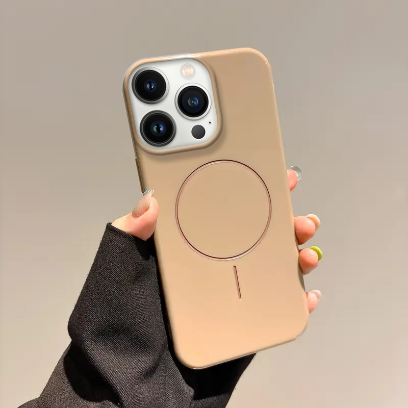 Apple iPhone 13 Pro Max Uyumlu Zebana Vivid M-Safe Silikon Beyaz Kılıf