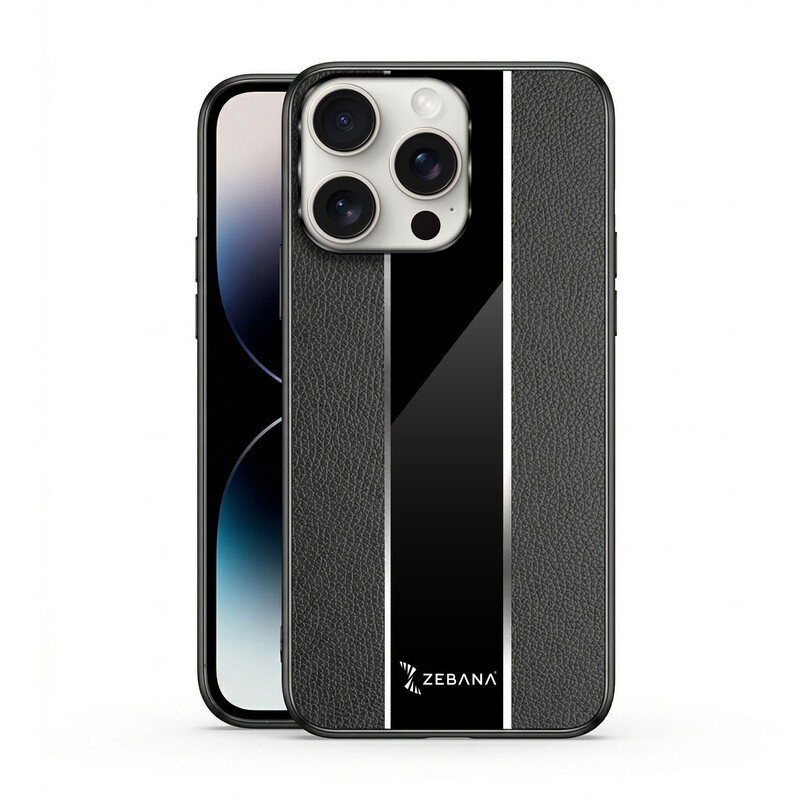 Apple iPhone 13 Pro Uyumlu Zebana Premium Deri Kahverengi Kılıf
