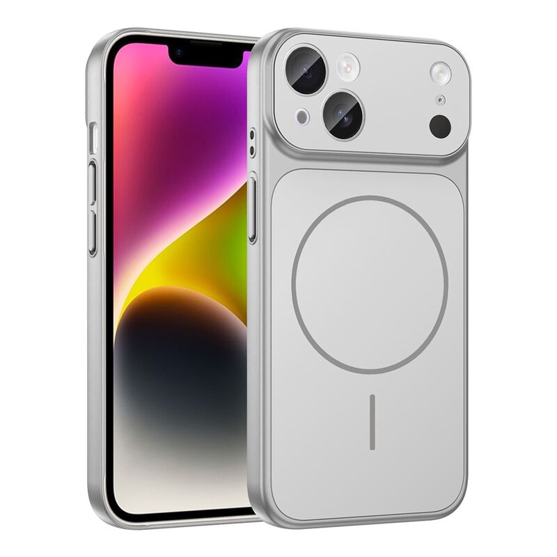 Apple iPhone 15 Zebana TitanMag Plastik Rubber Kılıf