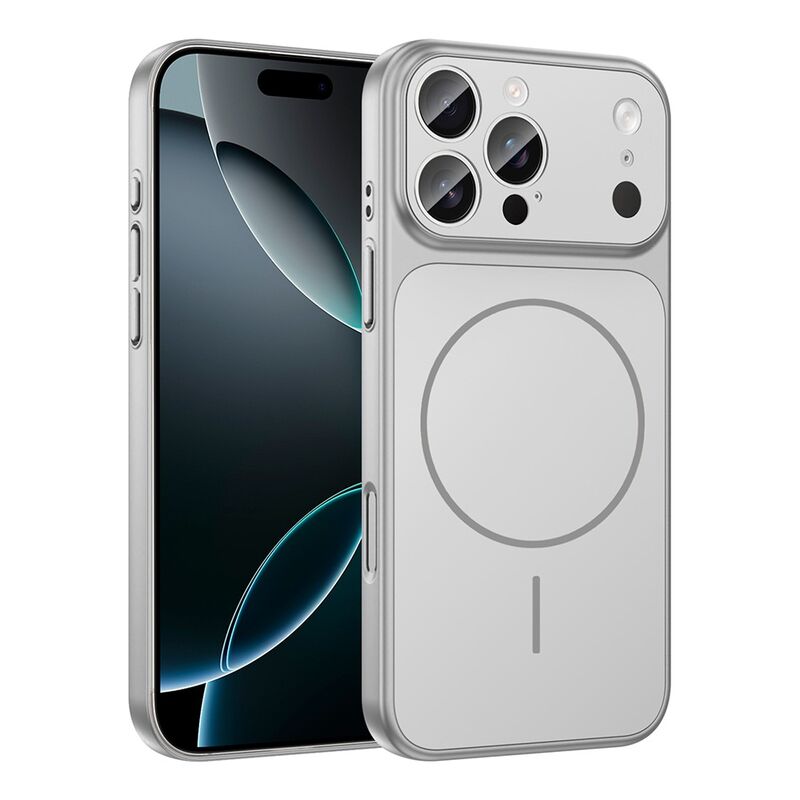 Apple iPhone 16 Pro Max Zebana TitanMag Plastik Rubber Kılıf