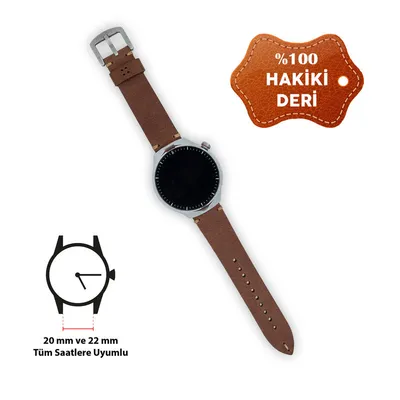 apple watch hakiki deri 38-40-41 mm saat kordonu