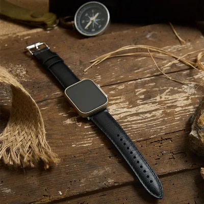 apple watch hakiki deri classic 42-44-45-49 mm saat kordonu