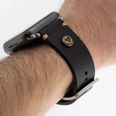 apple watch hakiki deri metal detaylı 38-40-41 mm saat kordonu