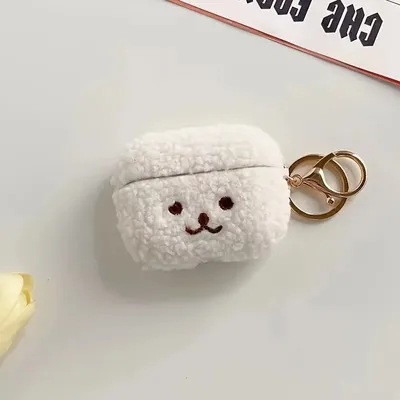 peluş detaylı airpods pro 2 uyumlu kılıf