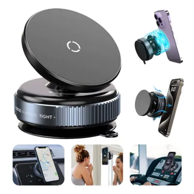 zebana k009 360 derece dönebilen vakumlu magnetik telefon tutucu ayna-cam-araba